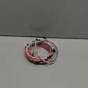 Fishdown Headbands for Girls 12Pcs Thin Head Bands for Kids Children Hairbands for Toddler Floral Cloth Fabric Covered Headband Birthday Party Favors