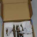 Door Knobs Interior, Classic Decorative Antique Brass Privacy Door Knob Perfect for Bedroom or Bathroom Doors, Durable Stylish Hardware for Indoor Use- 1 Pack