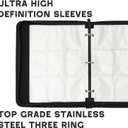 Card Binder 9 pocket with with 50 Removable Sleeves for Trading Cardcard sleeves trading cards binder for cards Holder Album (Pink-Cat, 900 pockets)