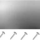 12 x 30-inch Reversible Stainless Steel Backsplash for Kitchen wallSplatter Guard and Cooking Shield Range Hood Accessories to Keep Kitchen Clean Four Pre Drilled Holes for Easy Installation