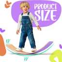 Ultimate Wooden Wobble Balance Board for Kids by bagacootha – Wooden Toddler Toys & Kids Rocker for Endless Play & Imagination | 32" Wobble Balance Board with Felt Base.