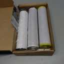 Aquasana Replacement Filter Cartridges | Fit Claryum 3-Stage Max Flow Under Sink Water Filter | WQA Certified to Reduce Up to 99.99% of PFAS, Microplastics, Lead & Chlorine | AQ-5300+R | AQ-C3M-R