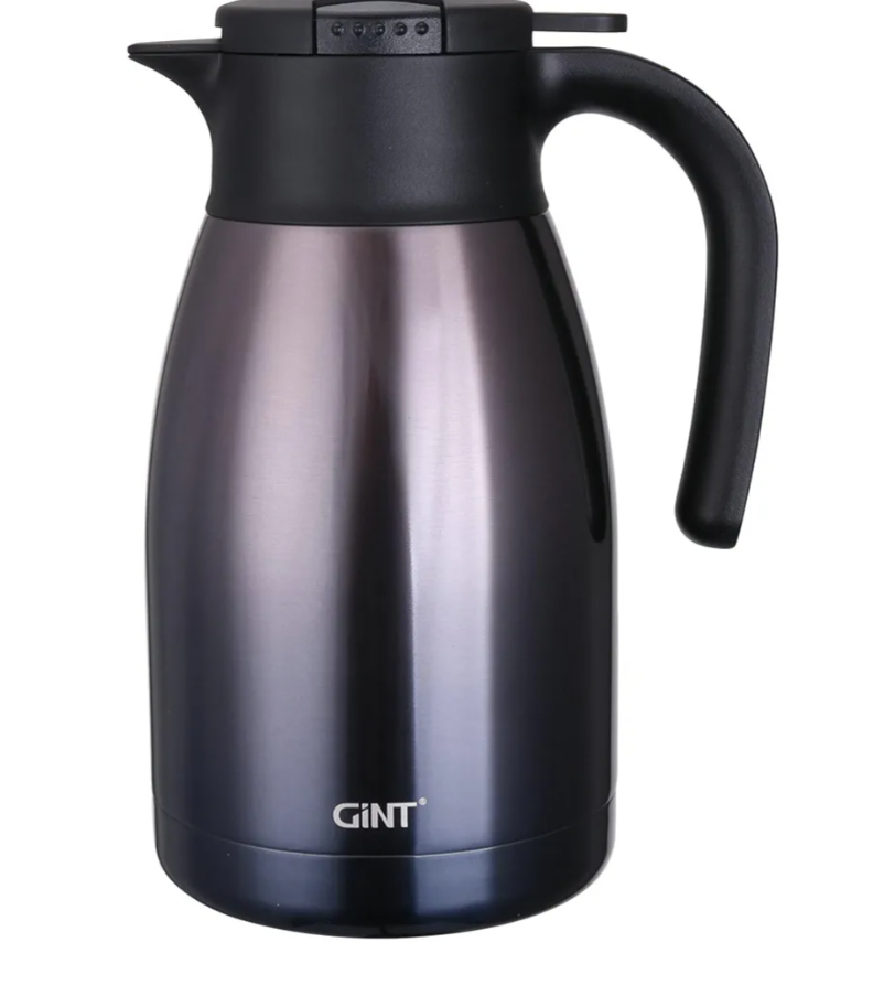 GiNT 51Oz Stainless Steel Thermal Coffee Carafe with Lid/Double Walled Vacuum Thermal Carafe / 12 Hour Heat Retention (Purple, 1.9L)