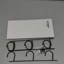 3 Pack Mug Hooks Under Cabinet, Hanging Coffee Mug Holder for Kitchen Cabinet/Shelf, Coffee Mug Organizer with 9 Hooks, for Mugs, Cups, Kitchen Utensils Display, Black