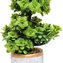 Uguisu Artificial Tree Plant Pot, Small Indoor Fake Trees for Home, Office, Living Room, Bathroom, Bookshelf and Table Decoration