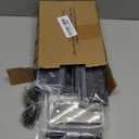 goldenwarm 18Pack Black Door Hinges 3.5 Inch Rounded Interior Door Hinges Black Matte 3-1/2'' with 1/4'' Radius Corners