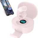 Scrolling Ring for TikTok, Remote Control Page Turner for Ebook Reading, Bluetooth Page Turner Clicker for Kindle App, Wireless Camera Video and Photo Remote Shutter for iPhone, iPad, Android -Pink