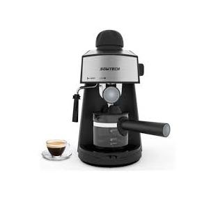 SOWTECH Espresso Machine 3.5 Bar 4 Cup Espresso Maker Cappuccino Latte Machine with Steam Milk Frother and Pot