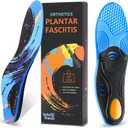 Plantar Fasciitis Pain Relief Insoles for Men and Women, Full-Length Sports Inserts with Good Arch Support, Ideal for Running, Walking, All-Day Standing, No Trimming (MEN10-10.5 | WOMEN12-12.5--(285mm), Black+blue)