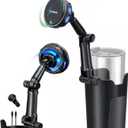 [2026 Upgraded] Qi2 25W Fast Wireless Car Charger with Cooling Fan, Cup Holder Phone Mount with Adjustable Long Arm, Magnetic Fast Charging Holder for iPhone & Android