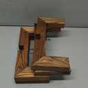 Plant Stand, Indoor/Outdoor Wood Plant Holder, Single Flower Pot Stand, Sturdy Planter Stands(Walnut, Fit 5-12 Inch Pots)