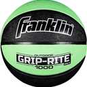 Franklin Sports Grip-Rite 1000 Youth Basketball - Durable Junior Size Basketball for School, Camp, Home Practice - Indoor and Outdoor Use - Multiple Colors and Sizes (6 - Women's Official - 28.5", Lime/Black)