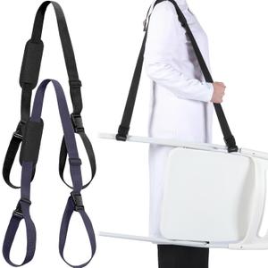 Sanwuta 2 Pcs Adjustable Beach Chair Carry Strap Camping Chair Straps for Shoulder Folding Beaches Backpacking Foldable Bikes
