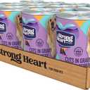 A Strong Heart Wet Dog Food, Cuts in Gravy with Beef - 13.2 oz Cans (Pack of 12), Made in The USA with Real Beef Oct/27
