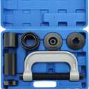 Ball Joint Removal Installation Tool, Heavy Duty Ball Joint Press Kit & U Joint Removal Tool with 4 Wheel Drive Adapters for Most 2WD and 4WD Cars Light Trucks