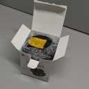 Pill Bottle Organizer with 7 Large Compartments, Pill Dispenser for Travel, Supplement Organizer with Anti-Mixing Design, BPA-Free Pill Container with 20 Pcs Labels, Black