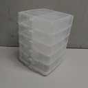5-Tier Mini Brand Storage Case with Adjustable Compartments, Plastic Organizer Box for Mini Brand Organizer(Case Only)