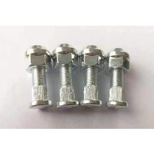 85-1024 Wheel Hub Bolt Studs # 90114-10013 & Lug Nuts Replacement for 2004-2013 YAMAHA RHINO 450 660 700 UTVs Rear
