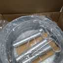 Okllen 2 Pack Galvanized Serving Stand, Metal 2 Tier Cupcake Tray Stand, Vintage Dessert Appetizer Display Stand, Rustic Home and Garden Display Stand for Country Farmhouse, Kitchen