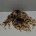 Ucubb Short Curly Wig with Bangs for Women 14 Inches Wavy Bob Wig Synthetic Heat Resistant Fiber Wigs (RT4/10/60#)
