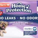 Hartz Home Protection Lavender Scented Dog Pads, 100 count, Super Absorbent & Won't Leak, Odor Eliminating