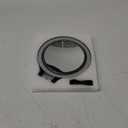 FASCINATE Magnifying Mirror 10X 1X Double Sided Magnification Makeup Vanity Mirror Rechargeable Lighted Mirror with 3 Color Setting Adjustable Rotation LED Vanity Desk Mirror (Black)