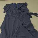 Plus Size Dresses Wedding Guest - Formal Cocktail Chiffon V Neck Short Sleeve High Low Dress Curvy Women (16 Plus, Dusty Blue)