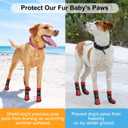BEAUTYZOO Dog Socks to Prevent Licking Paws, Dog Shoes for Hot Pavement Small Medium Large Senior Dogs Booties, Non Slip Dogs Boots & Paw Protectors for Hardwood Floors Traction Control Indoor