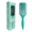 Curl Defining Brush, Vented Curly Hair Brush Defining for Shaping and Defining Curly Hair for Women and Men (Green) Pack of 2 
