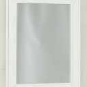 Rattan White Mirror, 18x24 