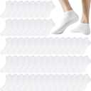 Mens Cushion Ankle Socks Men Low Cut Comfort Breathable Casual Socks Bulk Size: 5-11 10 Pairs