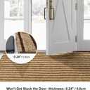 2' x 6' Runner Rugs with Rubber Backing, Outdoor Indoor Utility Non Slip Carpet Rug Runner for Hallway, Custom Size Area Rugs Mat for Entryway Balcony Patio Kitchen Garage Stair Laundry
