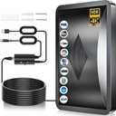 2026 Strongest TV Antenna for Smart TV Indoor, 3600+ Miles Range HDTV Antenna Outdoor, HD Digital Antenna for Local Channels & Amplifier Signal Booster Support All TVs- 38FT Coaxial Cable