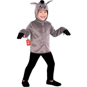 fun shack Donkey Costume Kids, Boys Donkey Costume, Christmas Costumes for Kids, Nativity Costumes for Boys (Small, Gray)