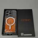 CANSHN Magnetic Compatible with iPhone 16 Pro Case Clear, Upgraded [Full Camera Protection] [Compatible with Magsafe] Non-Yellowing Protective Shockproof Bumper Phone Cover 6.3 Inch - Clear