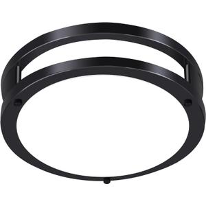 Hlite 36W 13inch LED Flush Mount Ceiling Light Fixture,3600LM Super Bright Light Fixture Ceiling Mount,Oil Rubbed Bronze LED Ceiling Light Flush Mount for Bedroom,Kitchen,Bathroom,Hallway(1Pack)