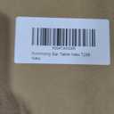 Square Bar Table,Small Kitchen Dining, Cocktail Table,High Top Pub for Party,Sturdy Metal Frame,Space-Saving Narrow for Living Room,Kitchen,Bar,Brown