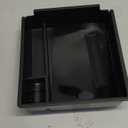 ABS Center Console Organizer Compatible with Hyundai Tucson 3th Gen 2016-2021 Storage Box Interior Accessories Embedded Storage Armrest Box (Black)