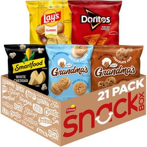 Frito-Lay Chips & Cookies, Smartfood, and Grandma's Variety Pack (Pack of 21) BBD: 11/03/2026
