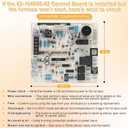 New Upgrade 62-104058-02 Integrated Furnace Control Board Replacement for Rheem Furnace R801P-MSA, R801P-ZSA, R801S-MSA, and R801S-MS Gas Furnaces