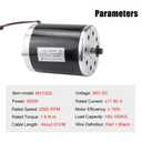 36V Brushed Electric Motor Kit 2500RPM High Speed Brush DC Motor Controller 500W Electric Bike Scooter Motor with Brushed Controller for Dirt Bike Crazy Cart Mini Motorcycle Upgrade and Conversion