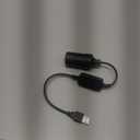 USB A Male to 12V Car Cigarette Lighter Socket Female Converter Cable (8W Max)