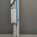 iDesign Curved Metal Shower Curtain Rod, Adjustable Customizable Curtain Rod for Bathtub, Stall, Closet, Doorway, 41-72 Inches, Matte Black,79077