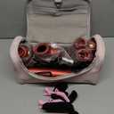 5 in 1 High-Speed Hot Air Styler - Professional Frizz-Free Hair Dryer Brush, Fast Drying Hair Dryer, No Heat Damage Air Styler Wrap - Curl, Volumize, Straighten with Travel Bag