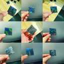 264x276mm Kobra S1 Combo Build Plate,Double Sided Stars-Flake Build Plate Flexible Removable Spring Steel Heated Printing Bed Platform for Anycubic Kobra S1/Combo/ACE Pro FDM 3D Printer (Stars-Flake)