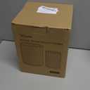 Criusia Utensil Holder 2 Pack, 360 Rotating Acacia Wood Cooking Utensil Crocks for Kitchen Counter, Farmhouse & Modern Decor, (1 Large,1 Small)