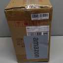 Modern Ceramics Table Lamp Khaki Ceramic Base White Jade Round Ball Glass Accent Lamp