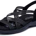 Skechers Women's Reggae Slim Simply Stretch Sandal, 10