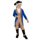 Morph George Washington Costume Kids, George Washington Costume for Boys, President Costume for Boys (Large)