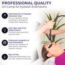 Existing Beauty UV Lamp for Eyelash Extensions - UV Light with Foot Pedal Control - Enhances Lash Longevity - for Professional Lash Technicians - Essential to Cure Eyelash Extension Glue